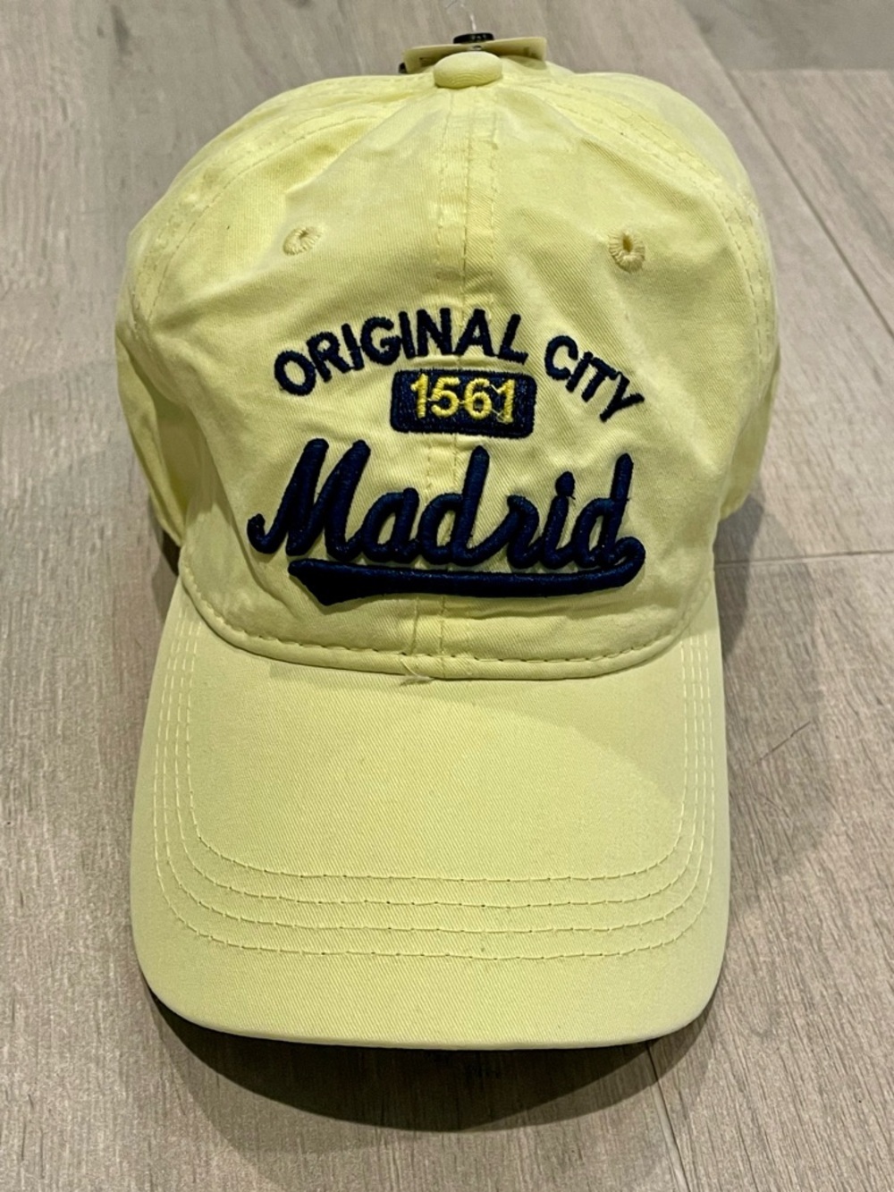 Madrid “Original City 1561” Baseball Cap | Yellow Cotton Adjustable Hat